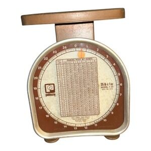 Pelouze 1978 25 LB Postal Scale Retro Rare Vintage Collectible